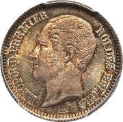 ½ Franc - Léopold I Pattern obverse image
