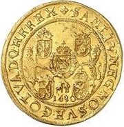 Dukat koronny - Sigismund III Vasa Bydgoszcz mint, Polish–Lithuanian Commonwealth, 1630 reverse image