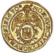 Dukat toruński - Sigismund III Vasa Toruń mint reverse image