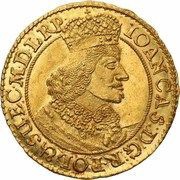 Dukat gdański - Jan II Kazimierz Waza Gdańsk mint obverse image
