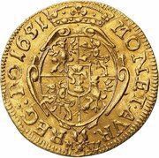 Dukat koronny - Jan II Kazimierz Waza Wschowa mint, Polish–Lithuanian Commonwealth, 1651-1655 reverse image