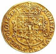 Dukat koronny - Jan II Kazimierz Waza Kraków mint, Polish–Lithuanian Commonwealth, 1658 reverse image