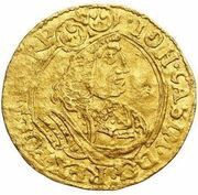 Dukat elbląski - Jan II Kazimierz Waza Elbląg mint obverse image