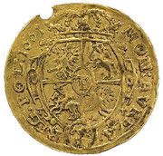 Dukat koronny - Jan II Kazimierz Waza Bydgoszcz mint, Polish–Lithuanian Commonwealth, 1661 reverse image