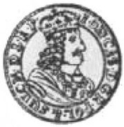 Dukat gdański - Jan II Kazimierz Waza Gdańsk mint obverse image