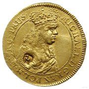 Dukat gdański - Michał Korybut Wiśniowiecki Gdańsk mint obverse image