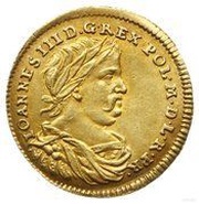 Dukat gdański - Jan III Sobieski Gdańsk mint obverse image