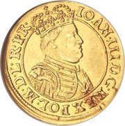 Dukat gdański - Jan III Sobieski Gdańsk mint obverse image