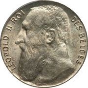 50 Centimes - Léopold II French text obverse image