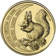 50 Diners - Joan Martí i Alanis Red Squirrel, Andorra, 1990 reverse image