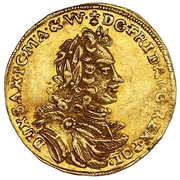 Ducat - August II Mocny Drezno mint obverse image