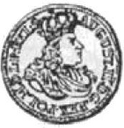Dukat toruński - August II Mocny Toruń mint obverse image