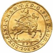 Ducat - August II Mocny Lipsk mint obverse image