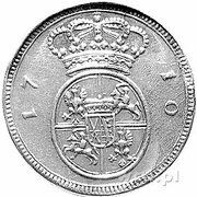 Ducat - August II Mocny Drezno mint, Polish–Lithuanian Commonwealth, 1710 reverse image