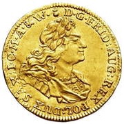 Ducat - August II Mocny Drezno mint obverse image