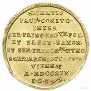 Ducat - August II Mocny Drezno mint obverse image