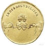 Ducat - August II Mocny Drezno mint reverse image