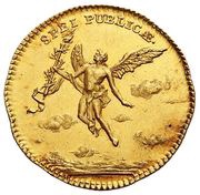 Ducat - August III Sas Drezno mint, Polish–Lithuanian Commonwealth, 1747 reverse image