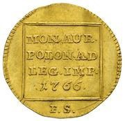 Dukat koronny - Stanisław August Poniatowski Warszawa mint, Polish–Lithuanian Commonwealth, 1766 reverse image