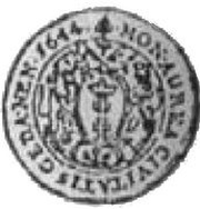 Półtoradukat gdański - Władysław IV Waza Gdańsk mint, Polish–Lithuanian Commonwealth, 1644 reverse image
