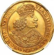 Dwudukat gdański - Władysław IV Waza Gdańsk mint obverse image