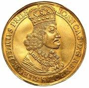 Dwudukat gdański - Jan II Kazimierz Waza Gdańsk mint obverse image