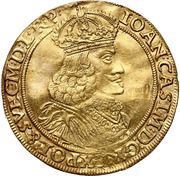 Dwudukat koronny - Jan II Kazimierz Waza Poznań mint obverse image