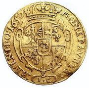 Dwudukat koronny - Jan II Kazimierz Waza Kraków mint, Polish–Lithuanian Commonwealth, 1655-1658 reverse image
