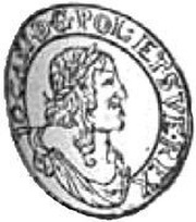 Dwudukat koronny - Jan II Kazimierz Waza Kraków mint obverse image