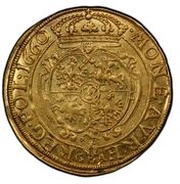 Dwudukat koronny - Jan II Kazimierz Waza Lwów mint, Polish–Lithuanian Commonwealth, 1660-1661 reverse image