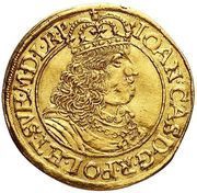 Dwudukat toruński - Jan II Kazimierz Waza Toruń mint obverse image