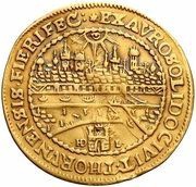 Dwudukat toruński - donatywa - Michał Korybut Wiśniowiecki Toruń mint, Polish–Lithuanian Commonwealth, 1669-1673 reverse image