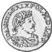 Dwudukat gdański - Jan III Sobieski Gdańsk mint obverse image