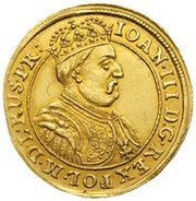 Dwudukat gdański - Jan III Sobieski Gdańsk mint obverse image