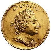 Dwudukat - August II Mocny Drezno mint obverse image