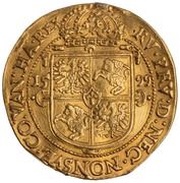 Trzydukat koronny - Sigismund III Vasa Bydgoszcz mint, Polish–Lithuanian Commonwealth, 1599 reverse image