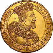 Trzydukat gdański - Sigismund III Vasa Gdańsk mint obverse image