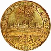 Trzydukat gdański - Jan II Kazimierz Waza Gdańsk mint, Polish–Lithuanian Commonwealth, 1649-1668 reverse image