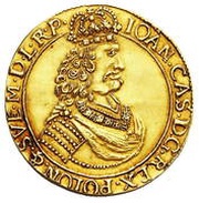 Trzydukat toruński - Jan II Kazimierz Waza Toruń mint obverse image