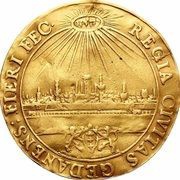 Trzydukat gdański - Michał Korybut Wiśniowiecki Gdańsk mint, Polish–Lithuanian Commonwealth, 1669-1673 reverse image