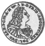 Trzydukat - August II Mocny Drezno mint obverse image
