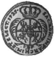 Trzydukat - August II Mocny Drezno mint, Polish–Lithuanian Commonwealth, 1719-1727 reverse image