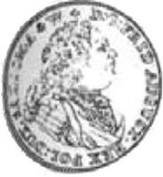 Trzydukat - August III Sas Drezno mint obverse image