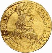 Trzyipółdukat toruński - Jan II Kazimierz Waza Toruń mint obverse image