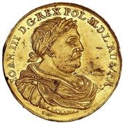 Czterodukat - Jan III Sobieski Gdańsk mint obverse image