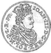 Czterodukat gdański - Jan III Sobieski Gdańsk mint obverse image