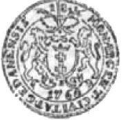 Czterodukat gdański - August III Sas Gdańsk mint, Polish–Lithuanian Commonwealth, 1760 reverse image