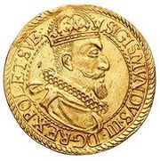 Pięciodukat koronny - Sigismund III Vasa Kraków mint obverse image