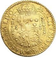 Pięciodukat koronny - Sigismund III Vasa Kraków mint, Polish–Lithuanian Commonwealth, 1612 reverse image