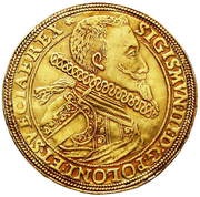 Pięciodukat koronny - Sigismund III Vasa Bydgoszcz mint obverse image